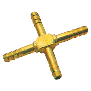 ID BRASS EQUAL HOSETAIL CROSS