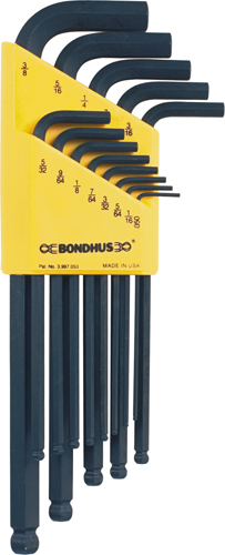 BONDHUS Hex Key Set Ball/Hex Imperial