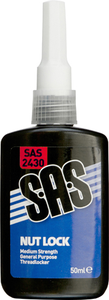 S.A.S Nut Lock Medium Strength 50ml-Multipack