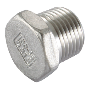 BSPT HEX BLANK PLUG ST/STEEL 316