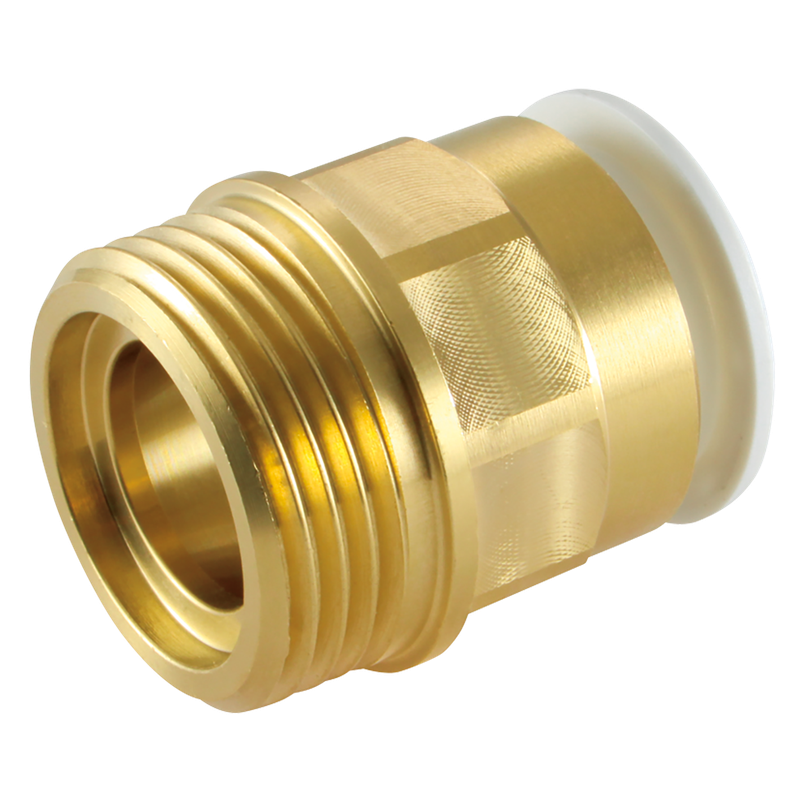 22MM X 1 BRASS MALE CYLINDER ADAPTOR