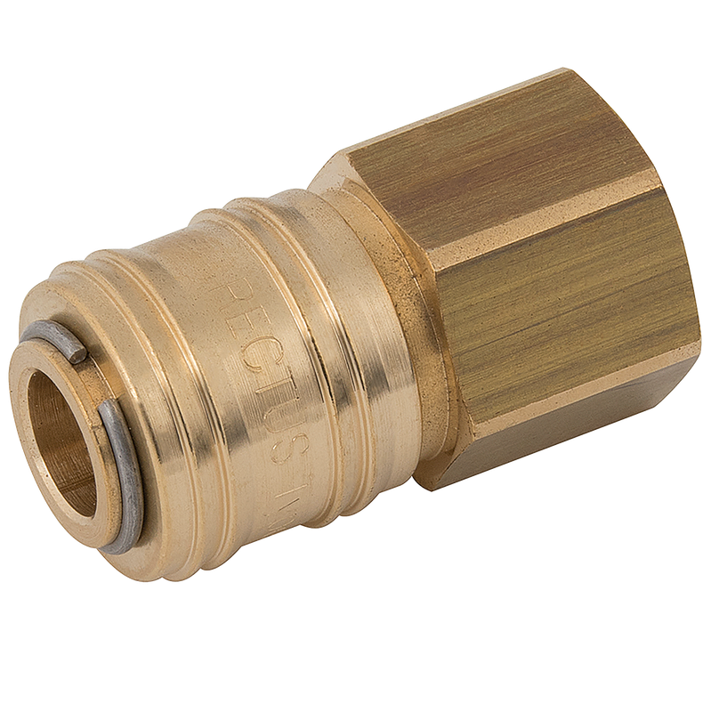 BSPP FEM  COUPLING BRASS UNPLATED