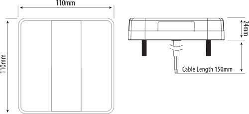 4.5" Multifunctional Tail Lamp