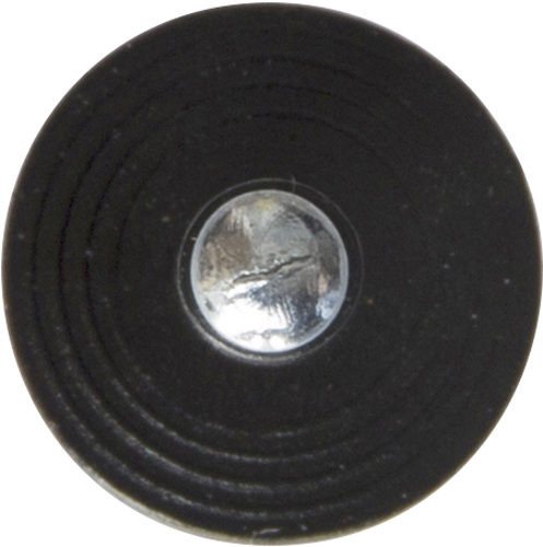 Rivets Alum Black Large Flange 4.0 x 10mm