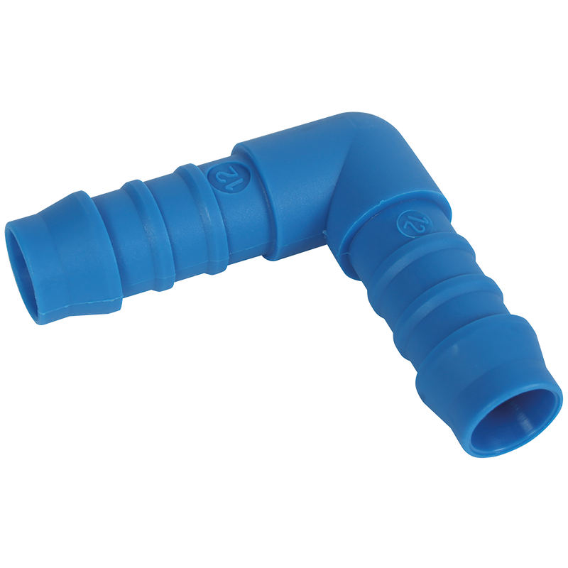 ID EQUAL HOSE ELBOW BLUE PLASTIC