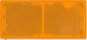 Reflectors Amber 100 x 45mm Self-Adhesive