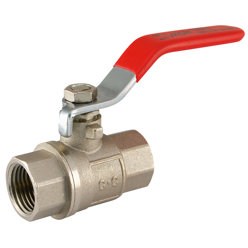 BSPP PROFIT BALLVALVE RED HANDLE