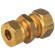 1/2 X 1/4 OD REDUCING BRASS COUPLING