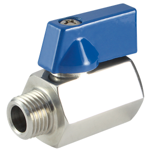 M/F 316 ST/ST HEX MINI BALL VALVE