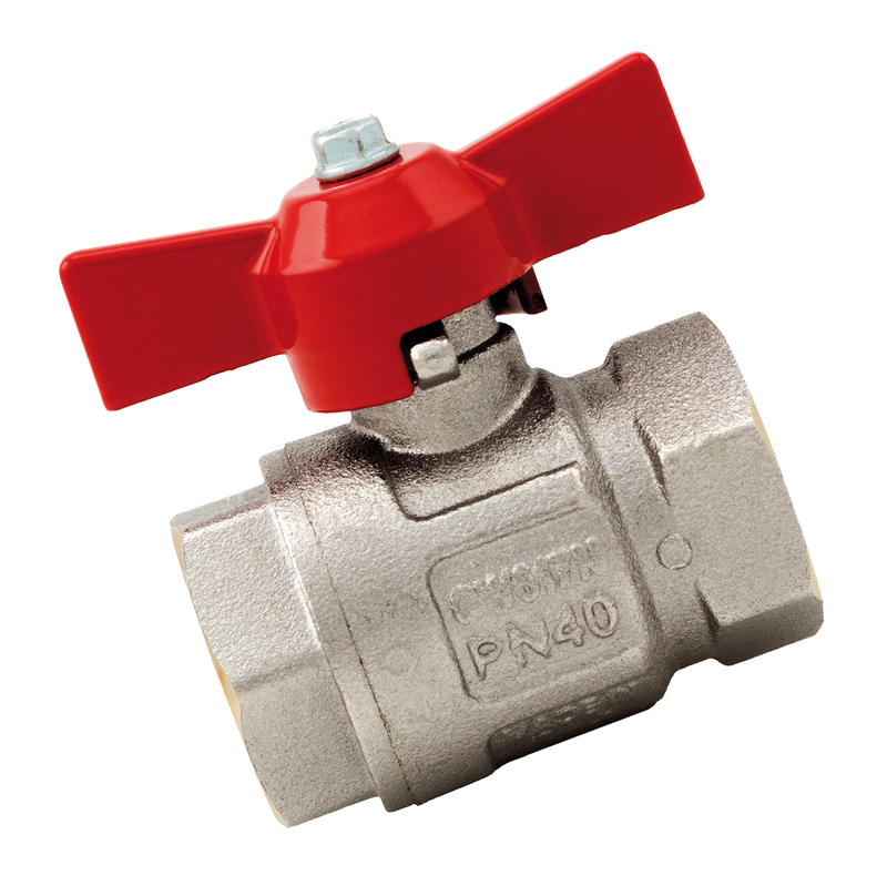 BSP FEM BALL VALVE BRASS T F/FLOW