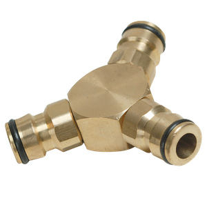 BRASS 3 WAY CONNECTOR