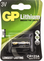 GP Lithium Batteries 3V CR123A