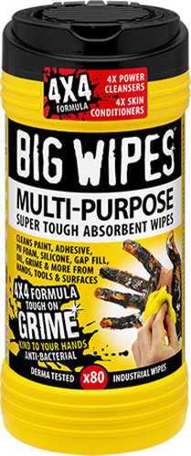 BIG WIPES Industrial 80 Wipes