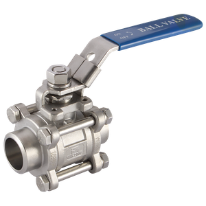 BUTT/WELD BALL VALVE 316 3PC