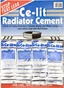 CE-LIT Radiator Cement sachets