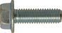 Setscrews Flanged Serrated M10 x 30