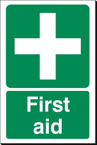 First Aid 240 x 360mm Sign