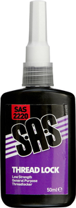 S.A.S Thread Lock Low Strength 50ml-Multipack