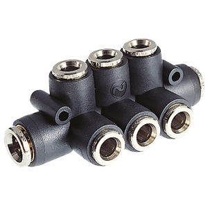 8MM OD (2 IN) X 6MM OD (6 OUT) MANIFOLD