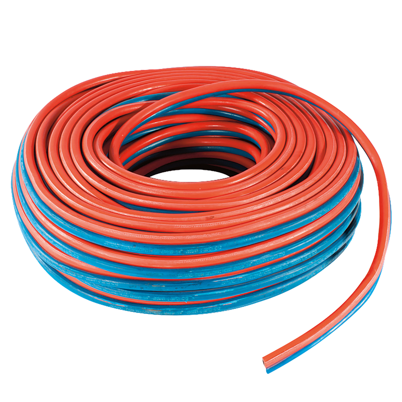 BLUE OX/RED ACT TWIN HOSE 50M