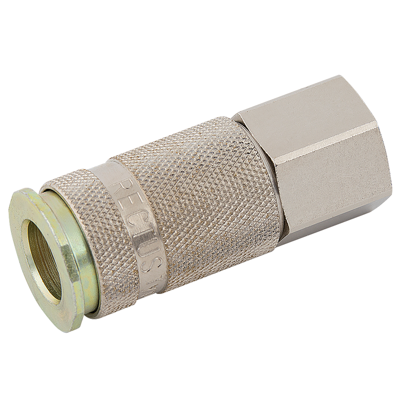 BSPP FEMALE COUPLING PLATED