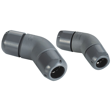 40MM 45 ELBOW AIRPIPE CONNECTOR