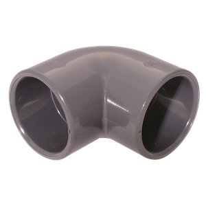 ID SOLVENT ELBOW 90DEG UPVC DGREY