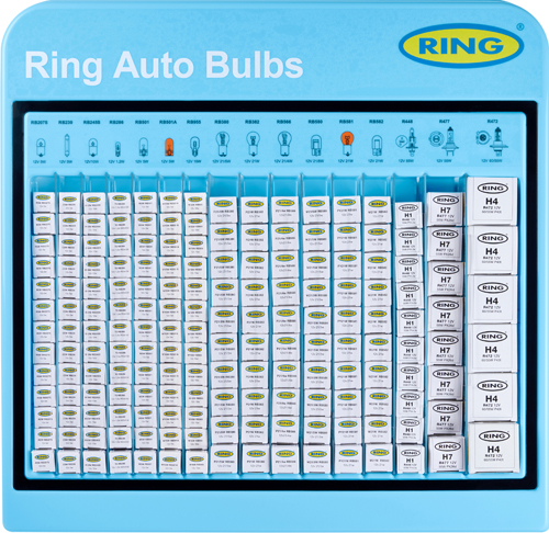 RING 12V Compact Wall Disp w/175 Single Bulbs