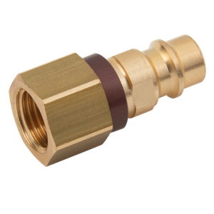 BSPP FEM  PLUG  BRASS KEYED