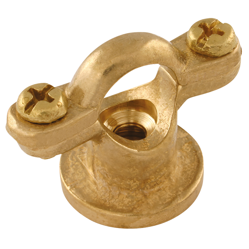 OD DUAL PURPOSE PIPE CLIP BRASS