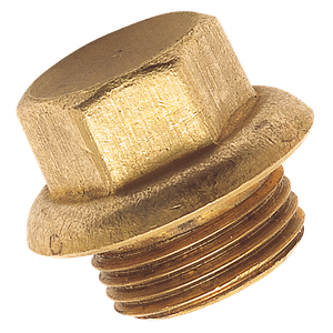 BSP FLANGED BRASS BLANK PLUG