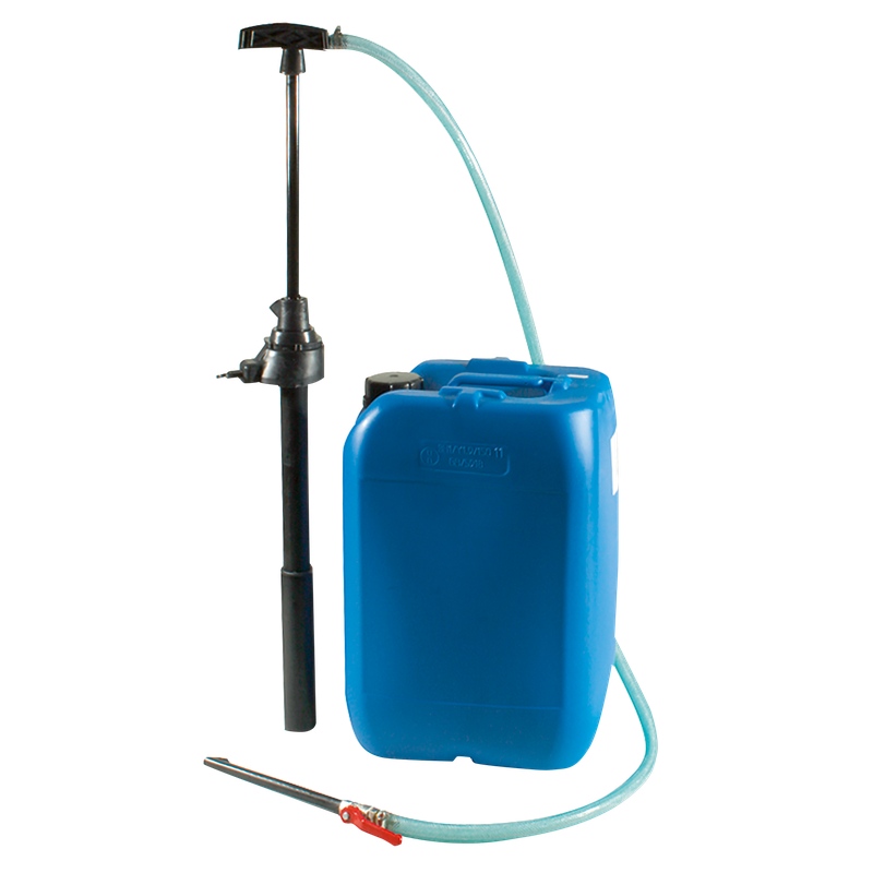 Gear oil hand pump for 20-25L c/w hose &