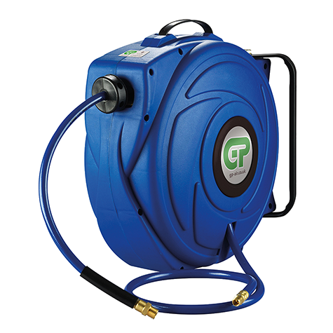 BLUE CASE HOSE REEL 17M BLUE PVC FOR AIR