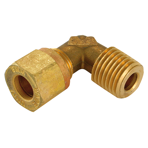 10MM OD X 1/4 NPT  MALE STUD ELBOW