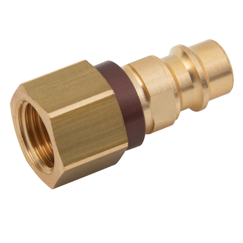 BSPP FEM  PLUG  BRASS KEYED