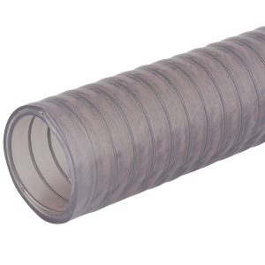 102MM VAC PROOF CLEAR PVC S&D HOSE 20M