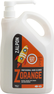 ZALPON 'Zorange' Orange Pumice Gel 4 Ltr Pump