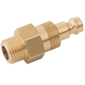 1/4 BSPP MALE  PLUG DS BRASS