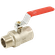 1/4  BSPP BALL VALVE M/F RED LEVER