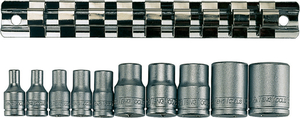 TENG E-Torx Bit Skt Set E4-18 10-pce