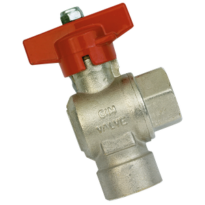 BSP FEM BALL VALVE 90DEG F/FLOW