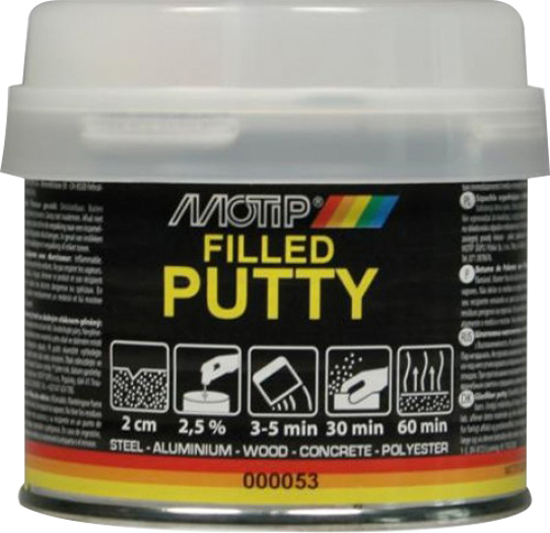 MOTIP 2 Component Filled Fibreglass Putty 250g