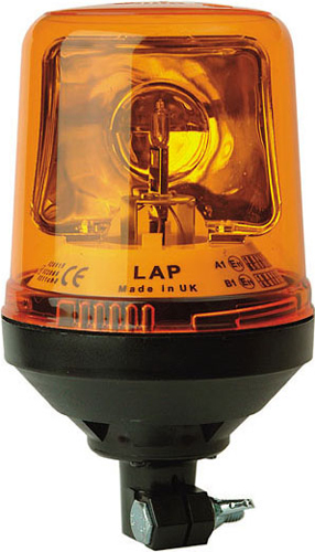 Beacon LAP Rotating DIN Mount Amber