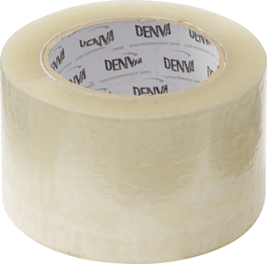 Clear Poly Tape Low Noise 72mm x 132m Roll