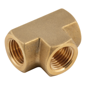 BSPT BRASS FEMALE TEE BLOCK EQUAL