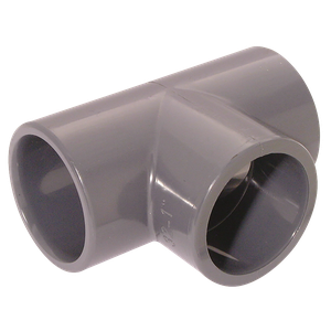 ID SOLVENT EQUAL 90TEE UPVC DGREY