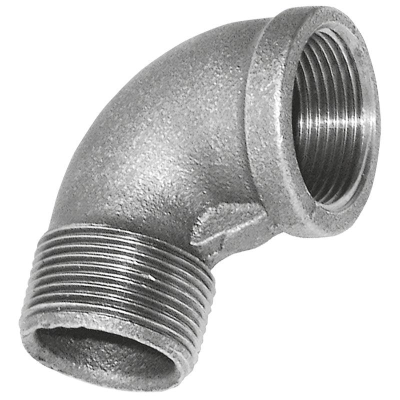 1/4      BSPT M/FEM ELBOW FIG152 GALV
