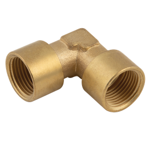 NPT FEMALE FEMALE BRASS 90? ELBOW