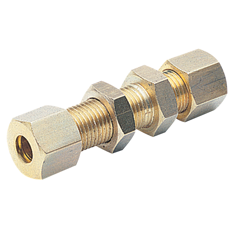 OD BULKHEAD BRASS CONNECTOR