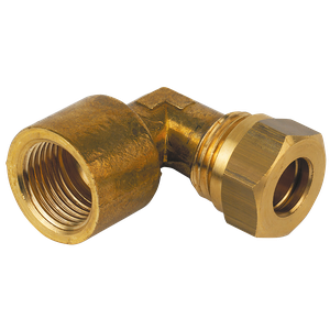 OD X BSPP FEM  BRASS ELBOW